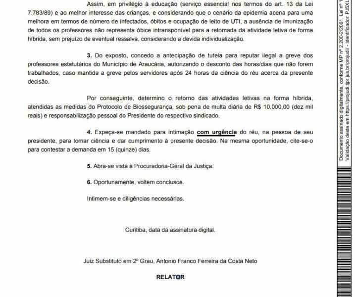 Justiça considera ilegal greve deflagrada pelo Sismmar e autoriza desconto de professores faltosos