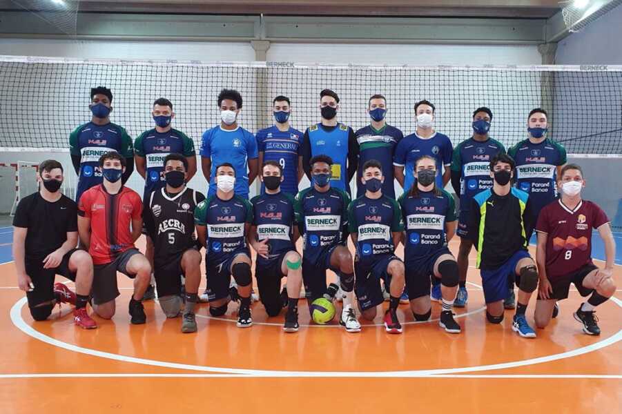 Voleibol masculino fará seu primeiro jogo no Paranaense neste domingo