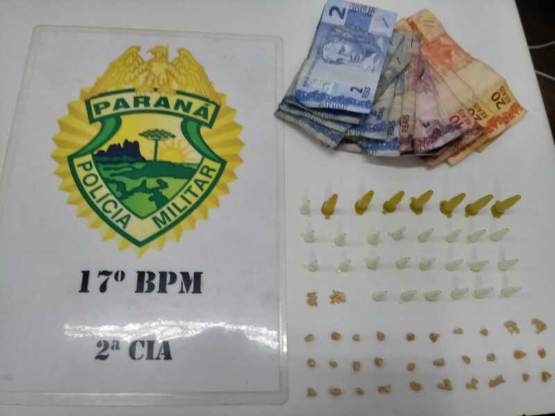 PM prende no beco do Maranhão, homem com cocaína e crack