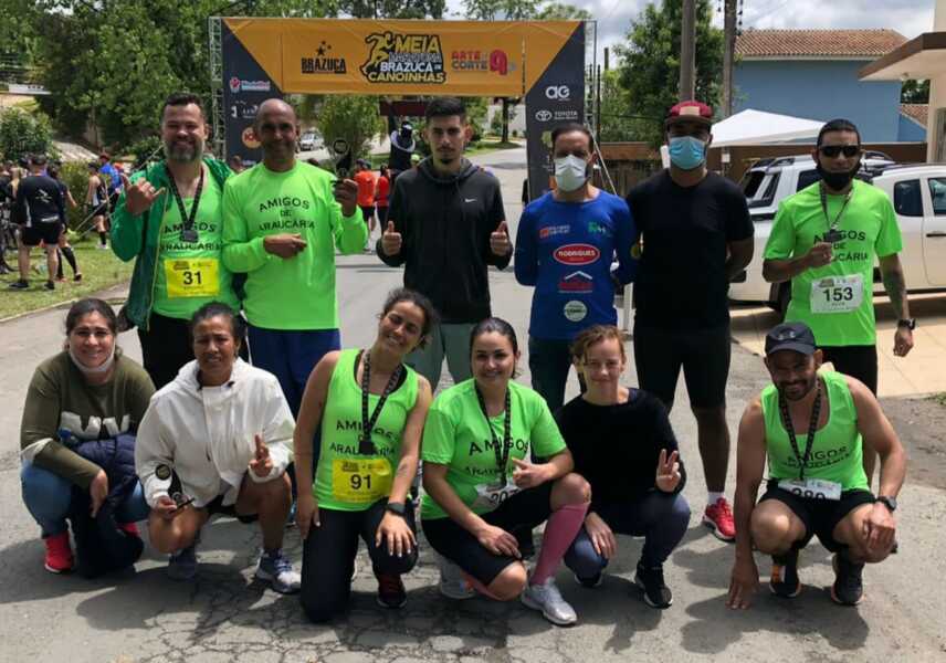 Atletas garantiram pódio na 3ª Meia Maratona de Canoinhas