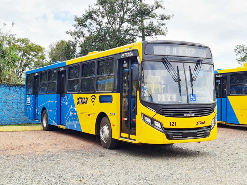 Linhas do TRIAR operadas pela Sharp ganham 6 ônibus Zero KM