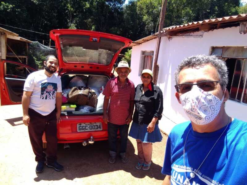 Moradores de Onças se mobilizam e arrecadam doações para famílias desabrigadas