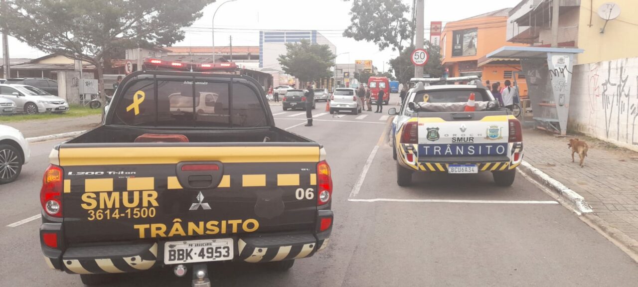 Idoso e uma criança são atropelados na Avenida Archelau de Almeida Torres