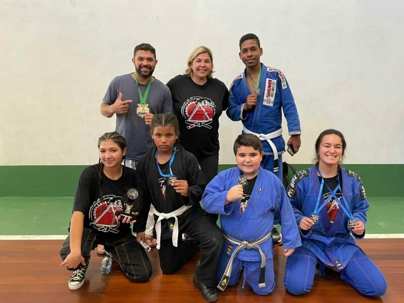 Jiu jitsu fez bonito em desafio de lutas em Curitiba