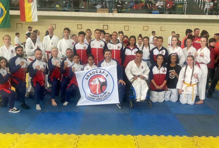 Karatê de Araucária faturou 39 medalhas no Campeonato Estadual