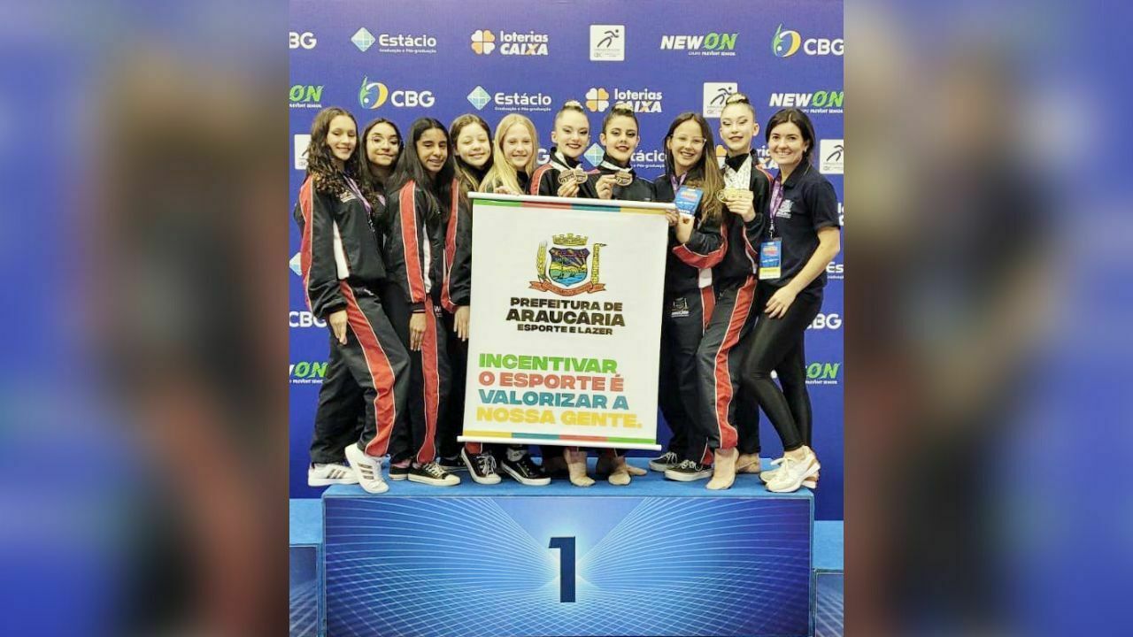 Araucária será sede do Campeonato Paranaense de Estreantes de Ginástica Rítmica