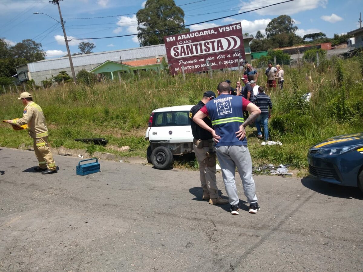 Acidente gravíssimo deixa uma mulher morta e dois feridos na tarde desta 5ª feira, na Rodovia do Xisto