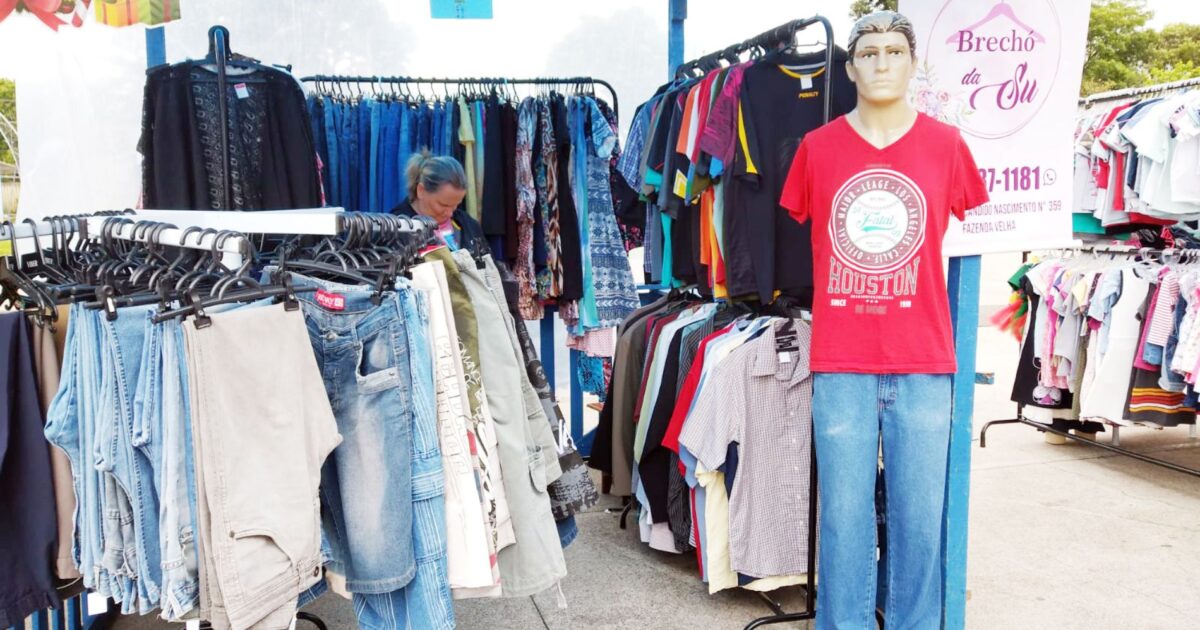 Brechozeiras promovem mais uma edição do bazar Expo Moda Sustentável no domingo (12)