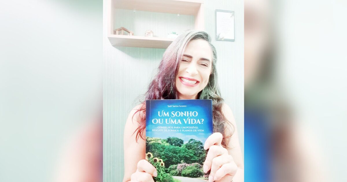 Professora Sueli Santos Scremin lança seu primeiro livro de autoajuda