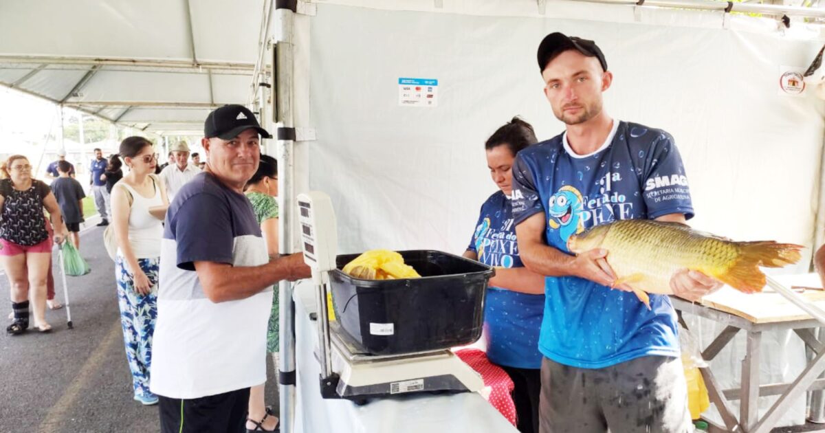 31ª Feira do Peixe segue nesta quinta-feira (06) com muitas atrações para o público