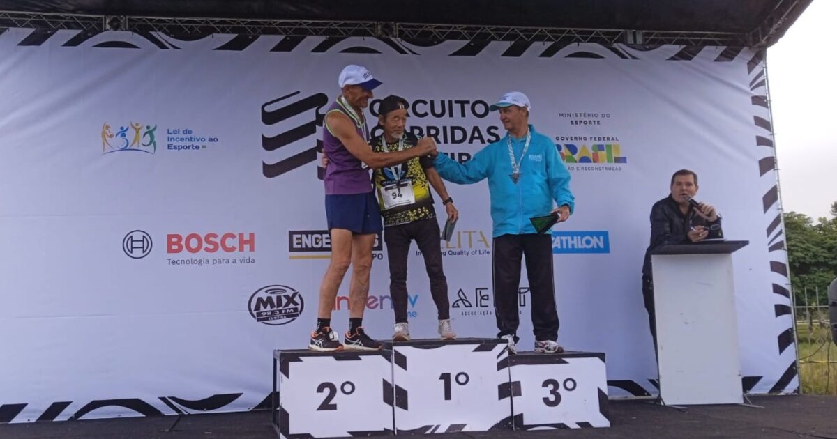 Teve araucariense no pódio do Circuito de Corridas Curitiba