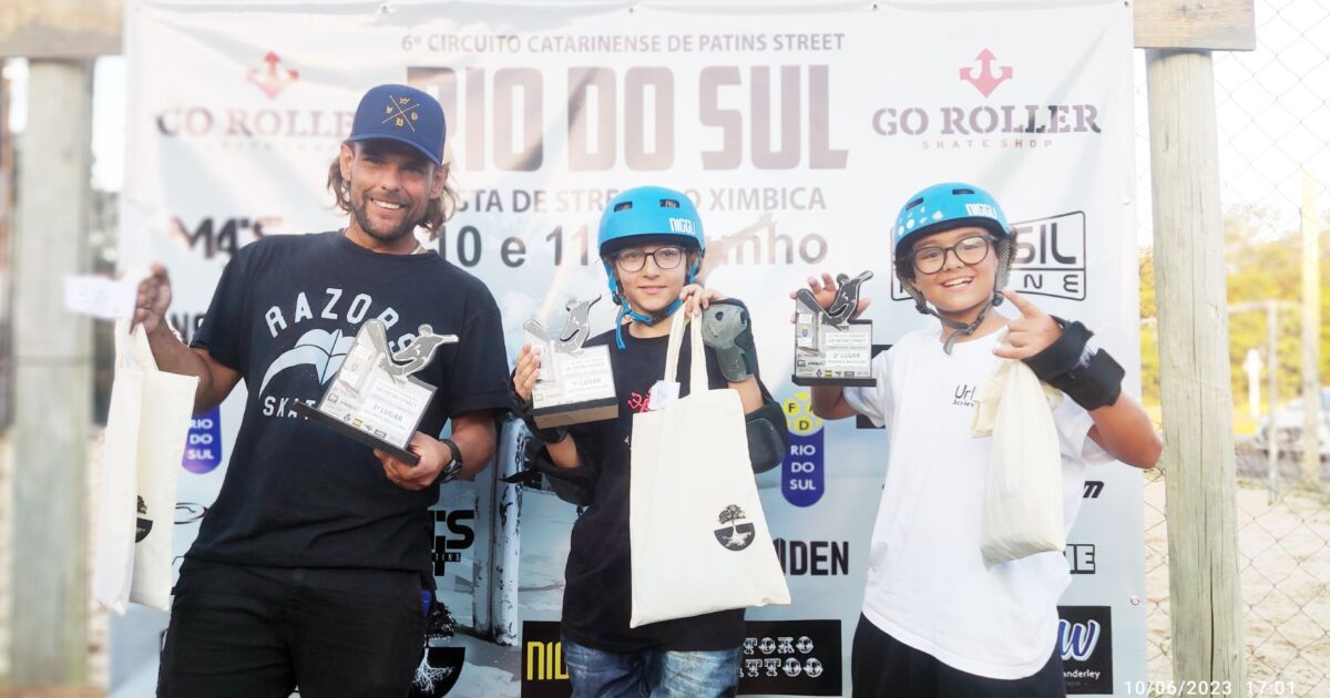 Enzo Vansuita vence primeira etapa do Circuito Catarinense de Patins Street