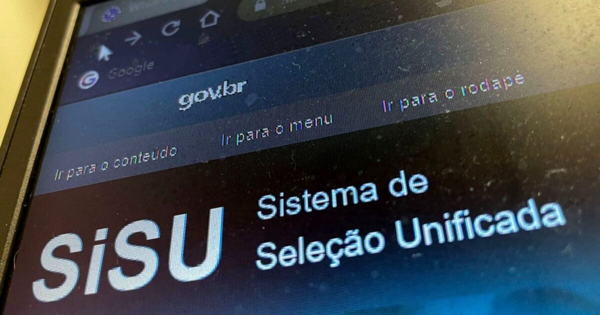 Nesta segunda começa as inscrições para o Sisu do 2 semestre de 2023