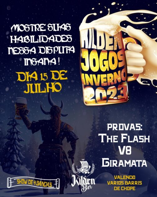 Jogos de inverno 2023 da Kilden Bier será nesse sábado (15)