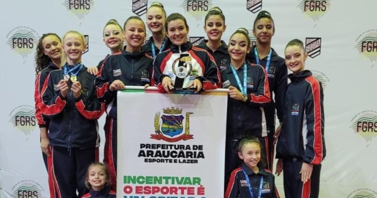 Ginástica rítmica foi destaque em Torneio Regional Sul e se classifica para o Torneio Nacional