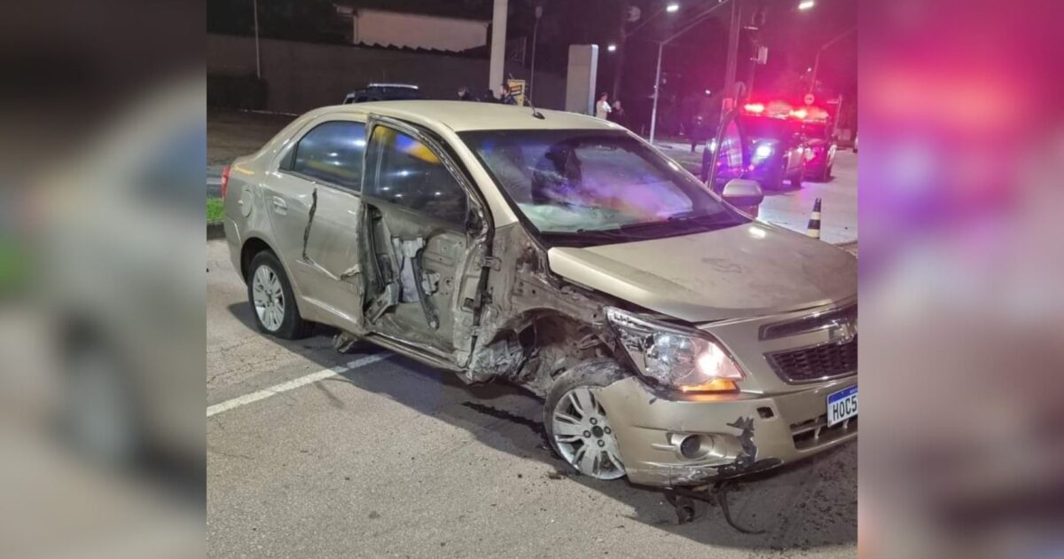 Homem sofre acidente após competir em racha e GMA o prende por embriaguez ao volante