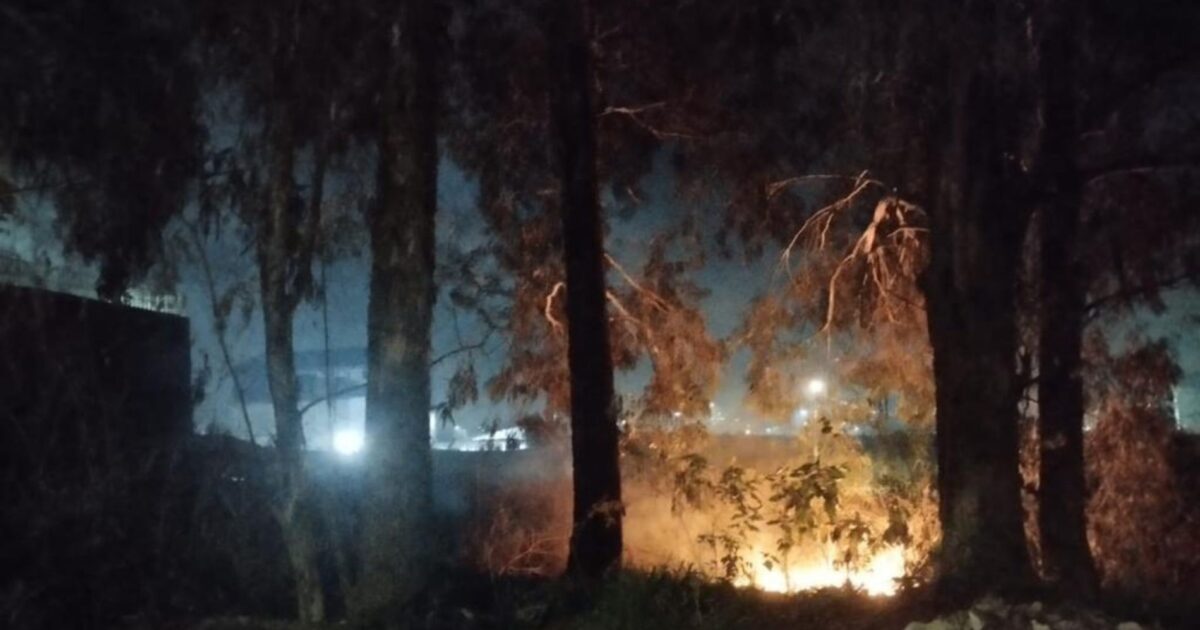 Noite de sábado termina com incêndio no bairro Costeira