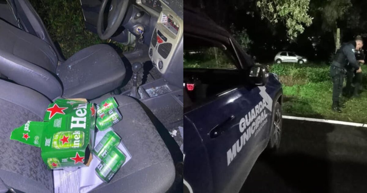 Suspeito de dar tiros foge de abordagem, se acidenta e acaba preso por embriaguez ao volante