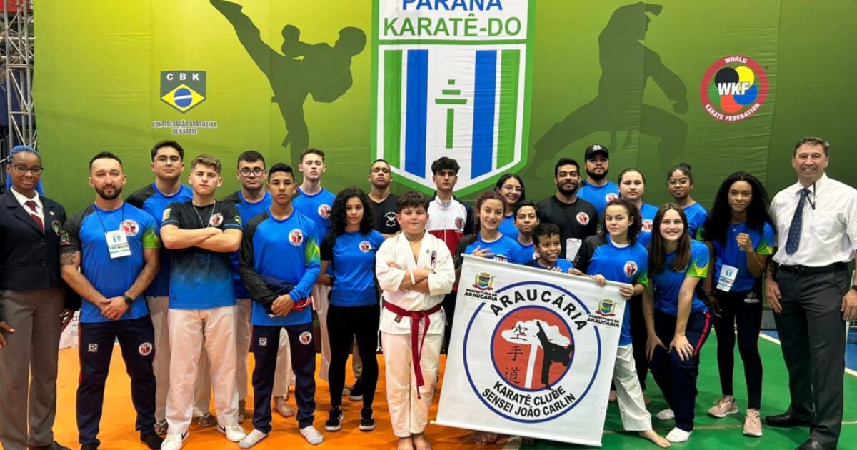 Karatê conquista 18 medalhas na3ª etapa do Campeonato Paranaense