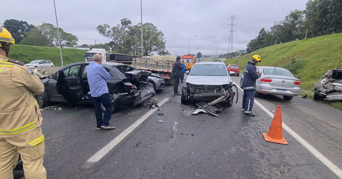 Pediatra Josué Kersten sofre acidente no Contorno Sul na manhã desta 6ª feira, mas passa bem