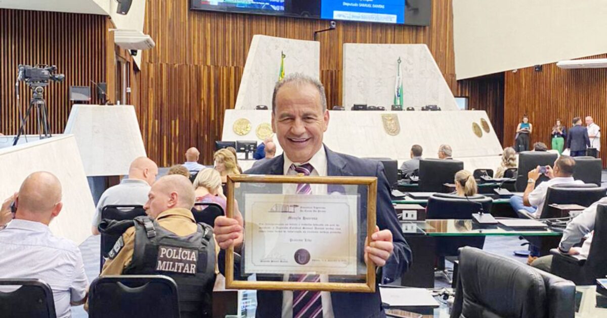 Diretor da Pratense recebe homenagem na Assembleia Legislativa pelo Dia do Empresário   