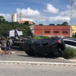 Acidente entre dois carros na BR-476 deixa criança ferida mas sem gravidade