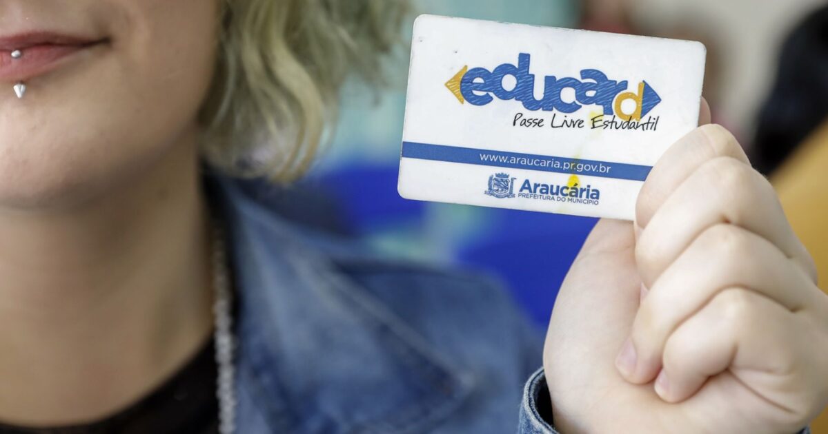 Cartão Educard poderá ser solicitado digitalmente pelo site da Prefeitura