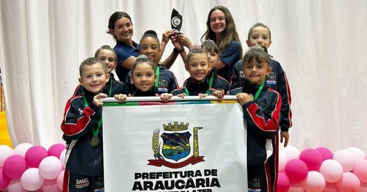 Ginástica Rítmica encerra o ano com excelente participação no Paranaense Estreantes