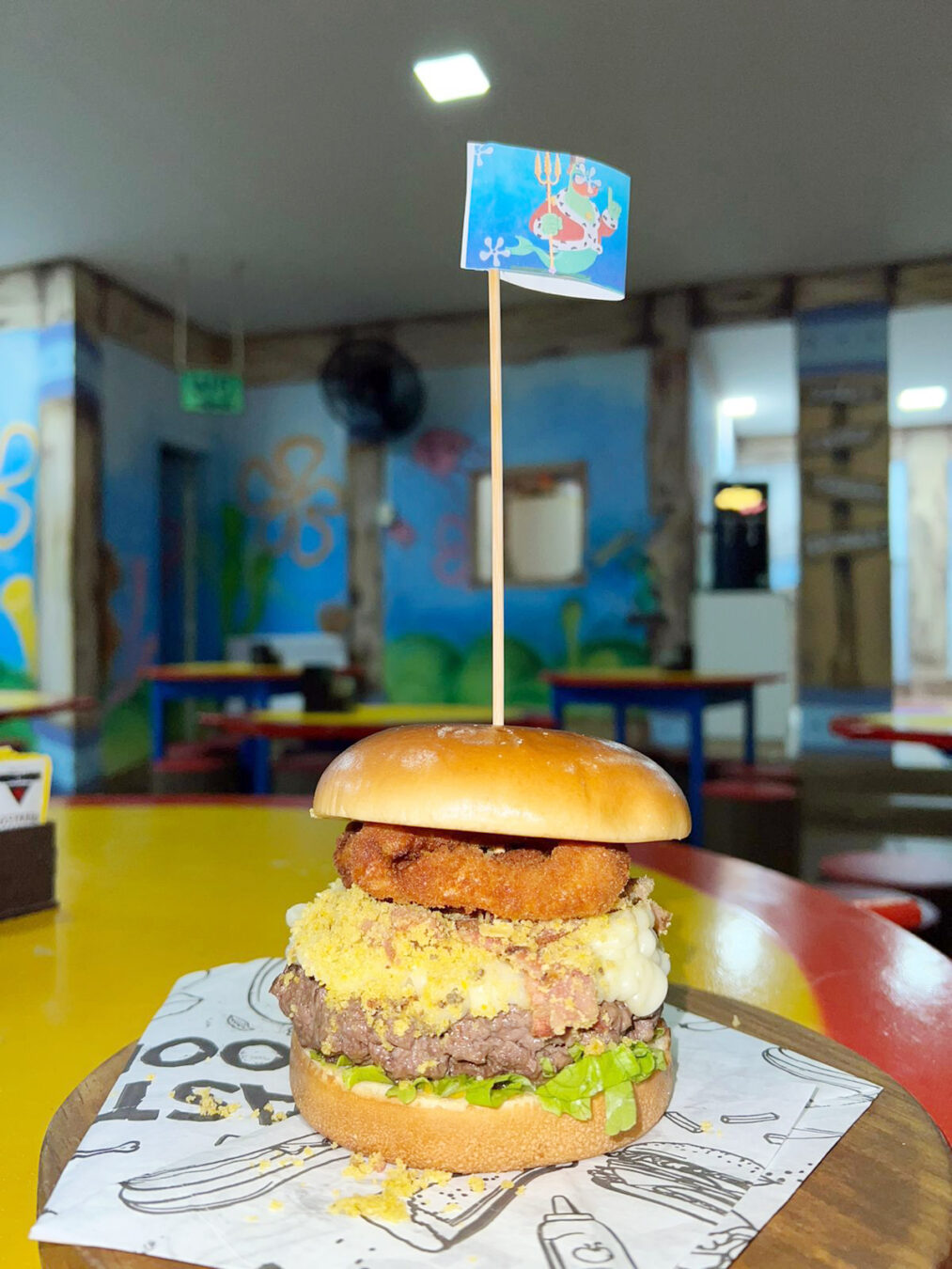 Hamburgueria Calça Quadrada trouxe para Araucária a magia do fundo do mar