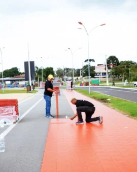 Imagem de destaque - Parque Cachoeira ganha pista de caminhada com absorção de impacto