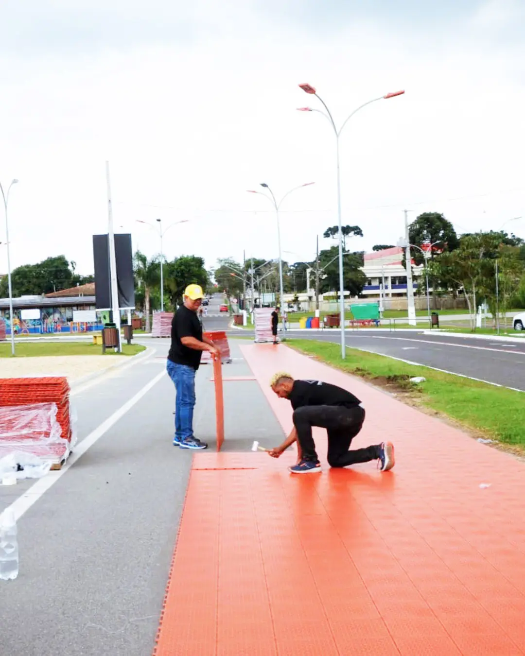 Imagem de destaque - Parque Cachoeira ganha pista de caminhada com absorção de impacto