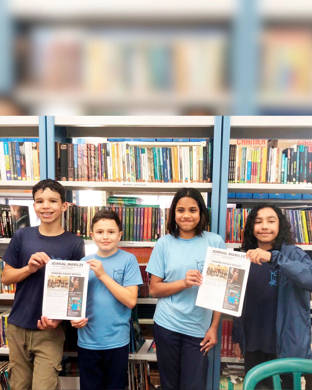 Imagem de destaque - Professora do Colégio Marilze cria jornal para incentivar escrita e leitura