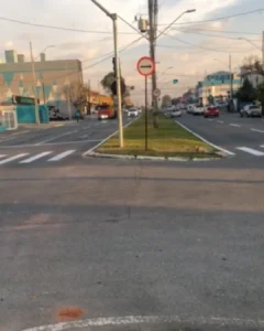 Trânsito tranquilo no bairro Fazenda Velha