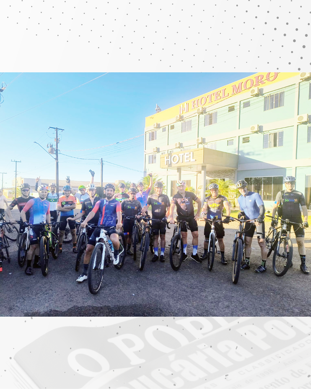 17 ciclistas araucarienses encaram jornada épica e pedalam três dias até Foz do Iguaçu