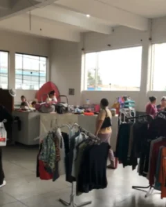 Bazar beneficente da Associação São Vicente de Paulo