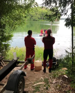 Bombeiros encontram corpos de homens desaparecidos na Represa do Passaúna