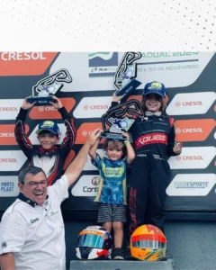 Piloto araucariense de 8 anos conquista título no Sul-Mato-Grossense de Kart